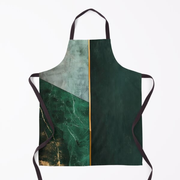 Item preview, Abstract emerald green gold design, modern minimalist structure designed and sold by CosmicGlyph.