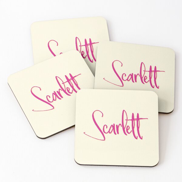 Item preview, SCARLETT personalized type design designed and sold by CharlottePlaceArt.
