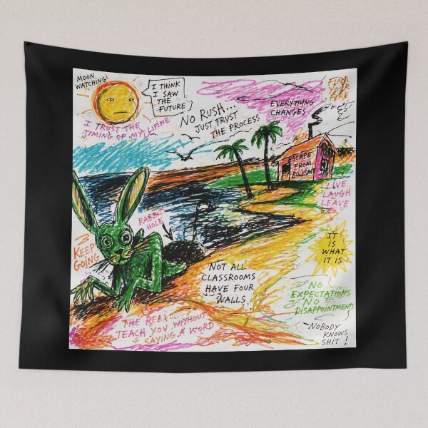 Item preview, Abstract Scribble Art Motivational Chaos Illustration designed and sold by Modaozushi216.