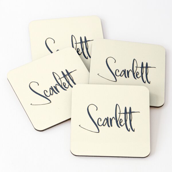 Item preview, SCARLETT personalized type design designed and sold by CharlottePlaceArt.