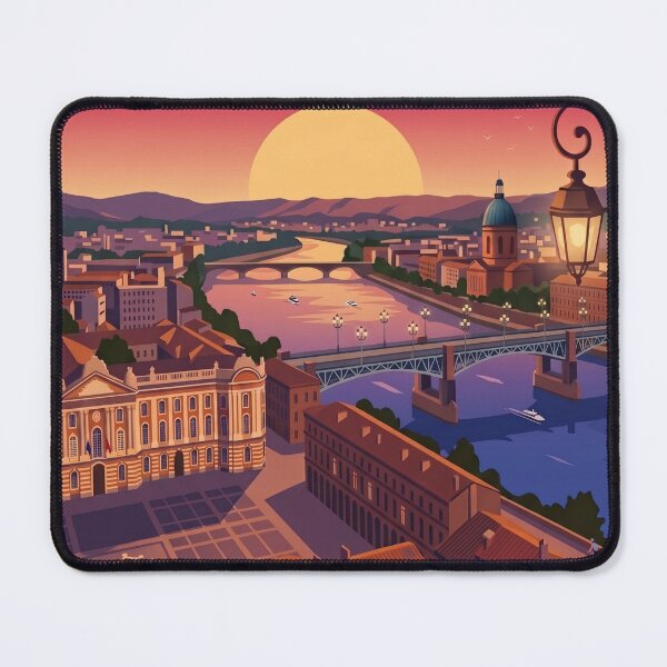 Item preview, Sunset Reflections over Toulouse designed and sold by V-VERSA.