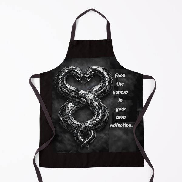 Item preview, The Mirrored Serpent | Symmetrical Geometric Snake & Cyber-Sigilism Vector Art designed and sold by Studio77-Gothic.