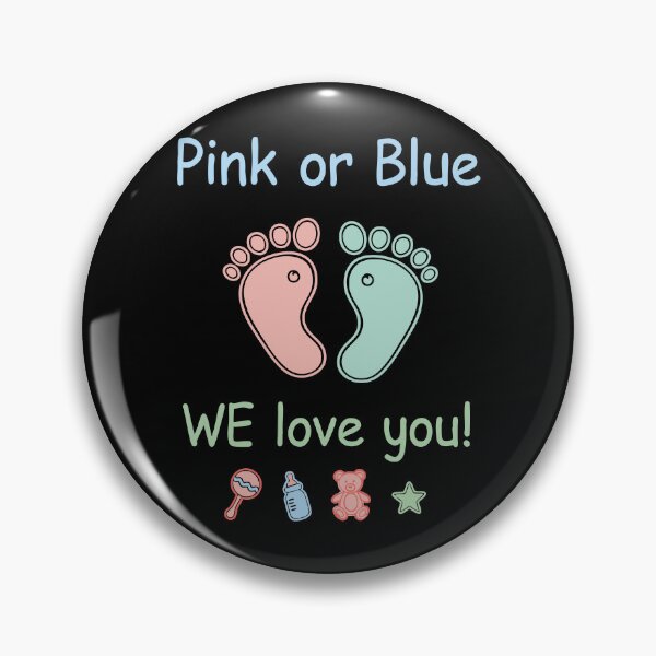 Artikelvorschau, Gender-Reveal-Babyparty Team Rosa Team Blau entworfen und verkauft von LuminOrb.