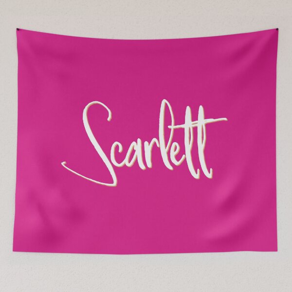 Aperçu de l'œuvre Conception de caractères personnalisée SCARLETT créée et vendue par CharlottePlaceArt.