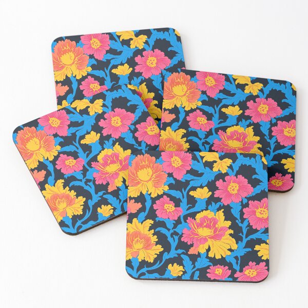 Item preview, Radiant Chintz Floral  - Botanical Garden Pattern   - Retirement Gifts For Women designed and sold by RoyalStarsPatts.