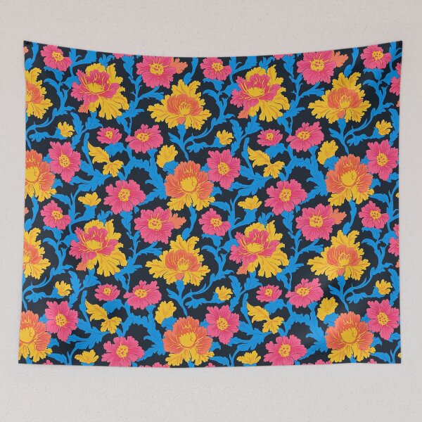 Item preview, Radiant Chintz Floral  - Botanical Garden Pattern   - Retirement Gifts For Women designed and sold by RoyalStarsPatts.
