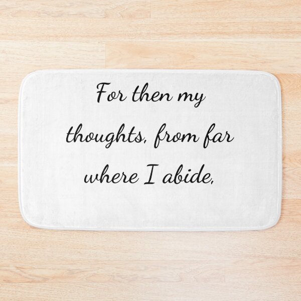 Item preview, "For then my thoughts, from far where I abide," - handwriting black designed and sold by ariksworld.