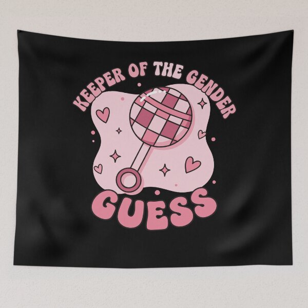 Item preview, Gender Reveal Keeper Of The Gender Guess Mom Dad designed and sold by LuminOrb.