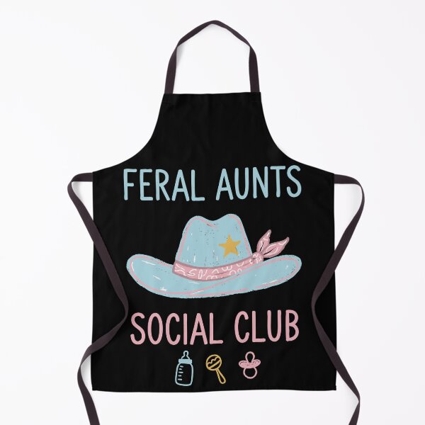 Item preview, Gender Reveal Feral Aunts Social Club Team Pink designed and sold by LuminOrb.