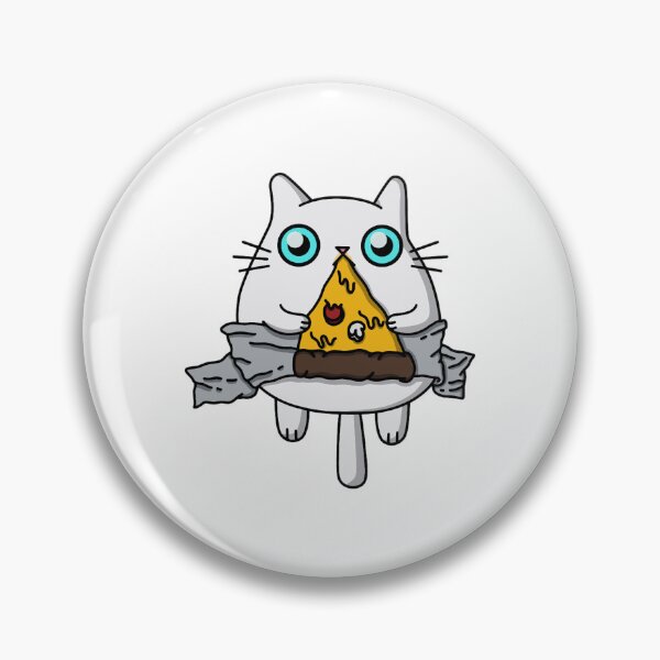Item preview, DUCKTAPED PIZZA CAT designed and sold by pureLinen.