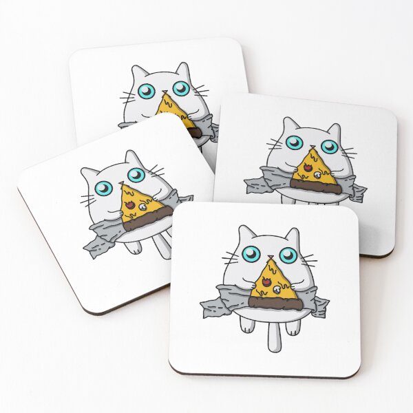 Item preview, DUCKTAPED PIZZA CAT designed and sold by pureLinen.