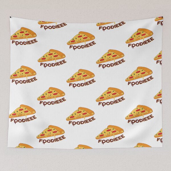 Item preview, Foodieee - Colorful Yummy Pizza for Foodies designed and sold by pureLinen.