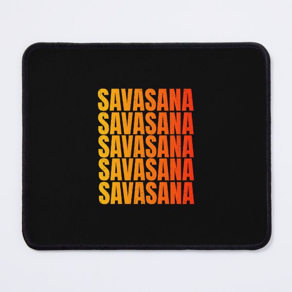 Item preview, Savasana Vintage Design – Retro Distressed Typography, Sunset Color designed and sold by LyricsWear.