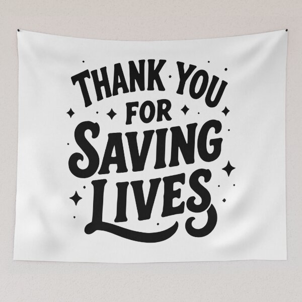 Item preview, THANK YOU FOR SAVING LIVES - nurses day / week gift designed and sold by YNELENT.