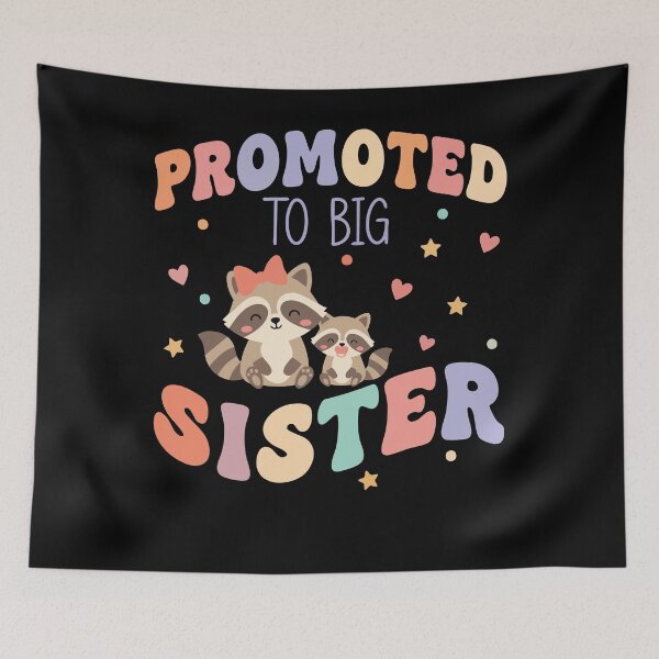 Item preview, Gender Reveal Baby Shower Promoted To Big Sister designed and sold by LuminOrb.