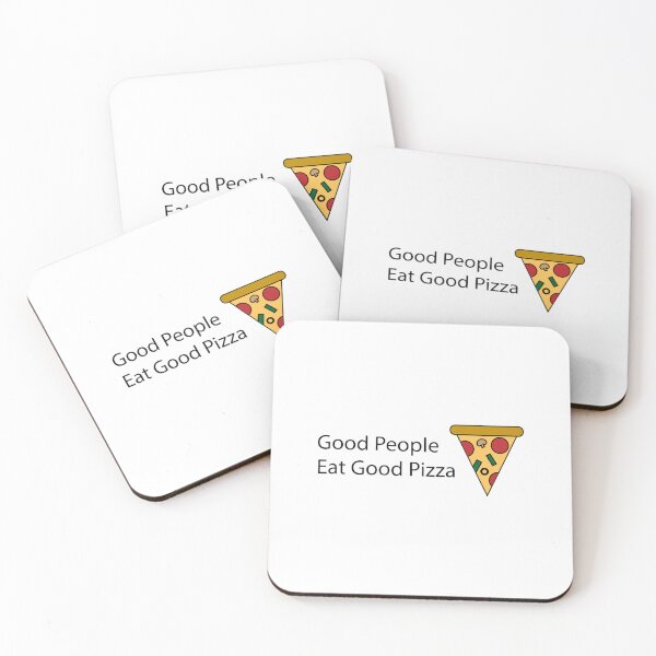 Item preview, Good People Eat Good Pizza  designed and sold by pureLinen.
