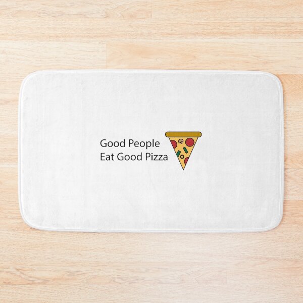 Item preview, Good People Eat Good Pizza  designed and sold by pureLinen.