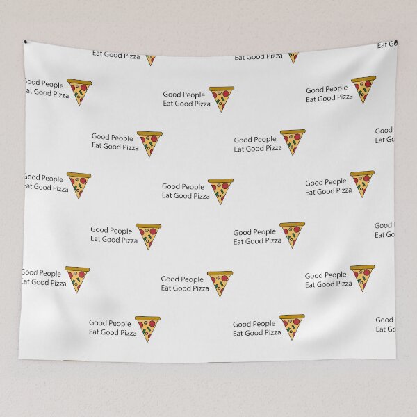 Item preview, Good People Eat Good Pizza  designed and sold by pureLinen.