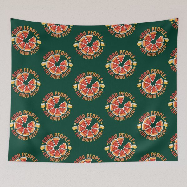 Item preview, Good people eat good pizza. designed and sold by pureLinen.