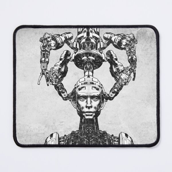 Item preview, Android Construction Unit II Dark Cyberpunk Robot Art designed and sold by Ghoul Enterprises.