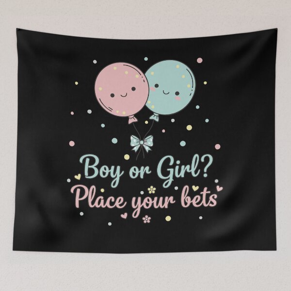 Item preview, Gender Reveal Boy Or Girl Place Your Bets Baby designed and sold by LuminOrb.