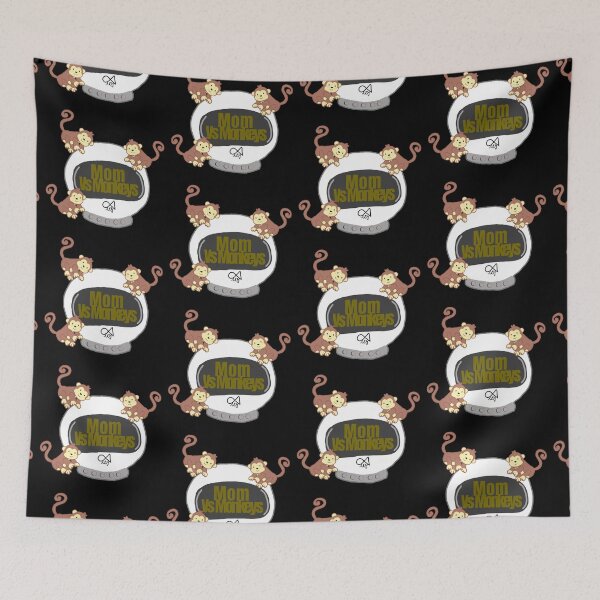 Item preview, MOM VS MONKEYS LaMaisonOfMY DREAMS OOO TIMEOFF COLLECTION | BLACKG Edition | No.02 designed and sold by LaMaisonOfMY.