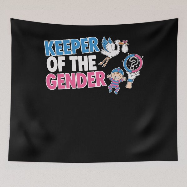 Item preview, Gender Reveal Keeper Of The Gender Baby Shower designed and sold by LuminOrb.
