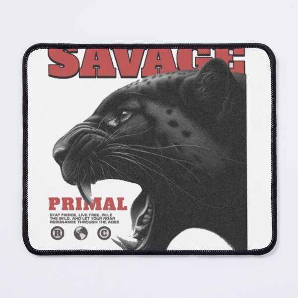 Item preview, Savage Primal Panther - Gritty Black Leopard Streetwear Art designed and sold by GenZFashion000.