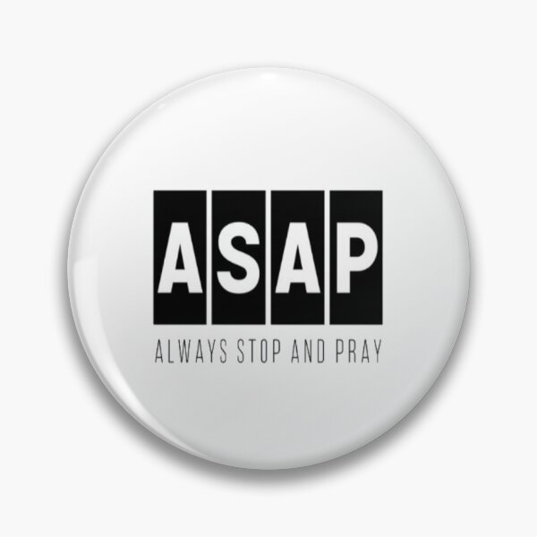 Item preview, ASAP Always Stop And Pray • Faith Quote Design for Christian Inspiration & Daily Encouragement designed and sold by Bright Nest Studio.