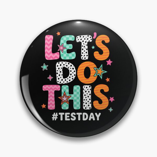 Item preview, Let’s Do This Test Day Colorful Pattern  designed and sold by LarryMBrown.