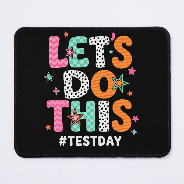 Item preview, Let’s Do This Test Day Colorful Pattern  designed and sold by LarryMBrown.