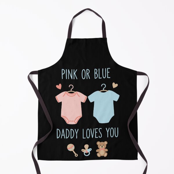 Item preview, Gender Reveal Pink Or Blue Daddy Loves You Team designed and sold by LuminOrb.