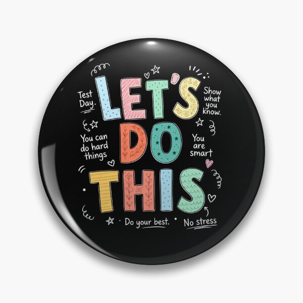 Item preview, Let’s Do This Test Day Cute Encouragement Design designed and sold by LarryMBrown.