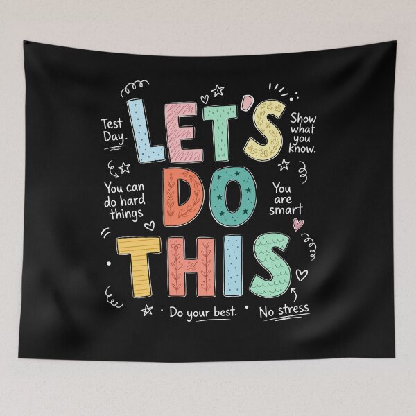 Item preview, Let’s Do This Test Day Cute Encouragement Design designed and sold by LarryMBrown.