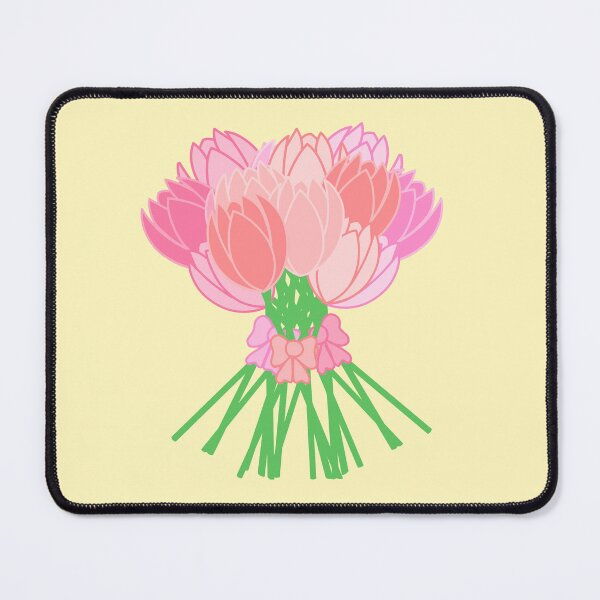 Item preview, Big Tulip Bouquet on yellow designed and sold by CreaTwinkles.