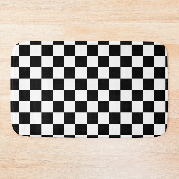 Item preview, White and Black Checkerboard pattern designed and sold by MIMIWIWI.