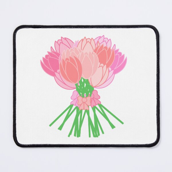 Item preview, Big Tulip Bouquet on white designed and sold by CreaTwinkles.