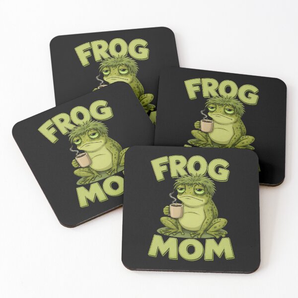 Item preview, Frog Mom Shirt – Funny Frog Meme Tee, Cute Mother’s Day Gift, Tired Coffee Frog Mom Humor  designed and sold by ZyxDes.