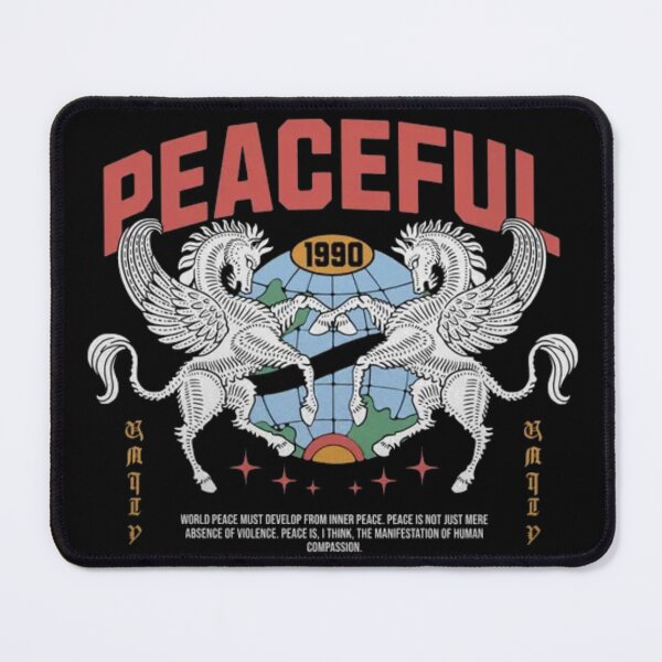 Item preview, Peaceful World Unity – Retro Pegasus Global Harmony Art designed and sold by GenZFashion000.