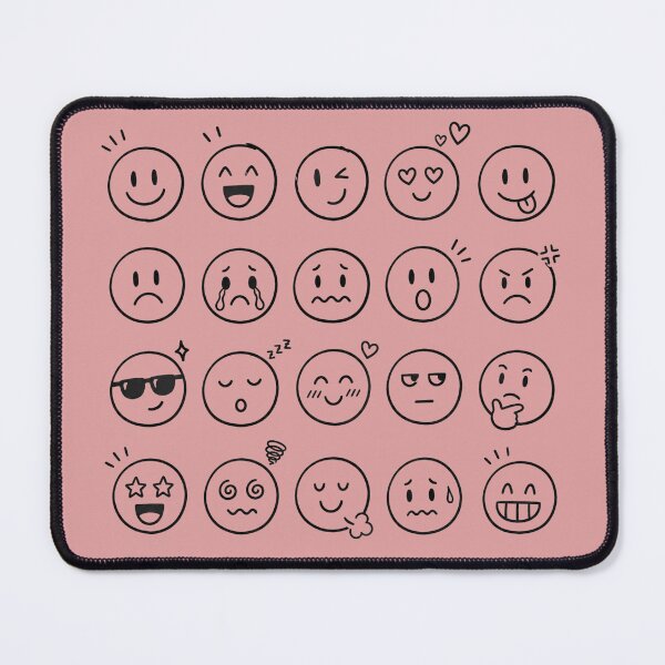 Item preview, Doodle Emoticon Faces – Cute Hand-Drawn designed and sold by Denskie.
