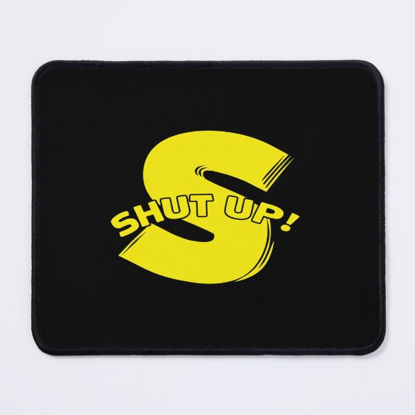 Item preview, Shut Up Comic Style Design • Bold Yellow S Graphic with Retro Pop Art Attitude designed and sold by Bright Nest Studio.