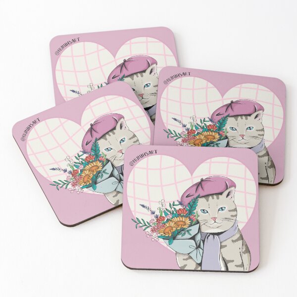Item preview, Cat flowers designed and sold by StudioNunih.