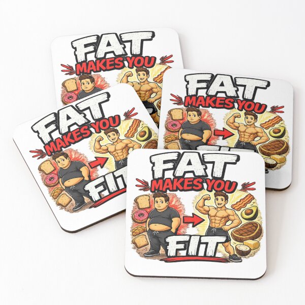 Item preview, Fat Makes You Fit Funny Keto Low Carb Transformation Graphic designed and sold by MyOwnLab.