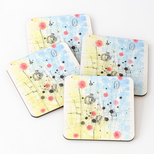 Item preview, Yellow and blue collide designed and sold by FuzzyCoral.