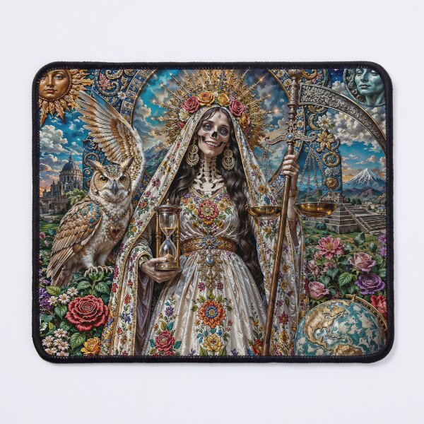 Item preview, White Dress Santa Muerte designed and sold by AliceWhiteDF.