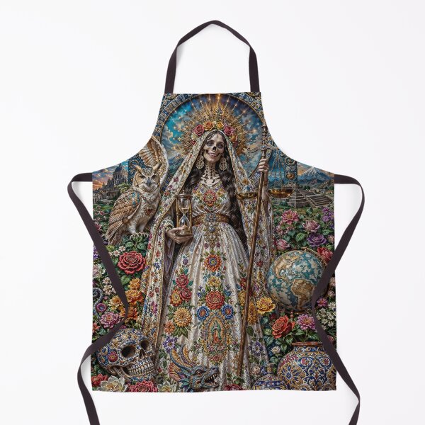 Item preview, White Dress Santa Muerte designed and sold by AliceWhiteDF.