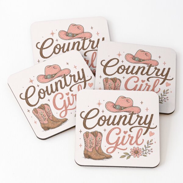 Item preview, Country Girl Cowgirl Hat and Boots  designed and sold by PamLeeDesign.