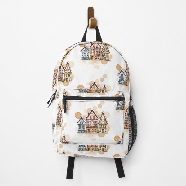 Item preview, Colorful Traditional German Houses Village Design designed and sold by iamKRUK.