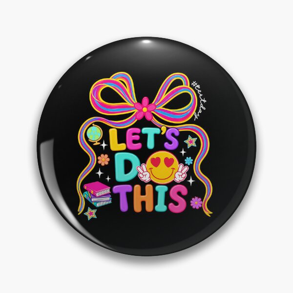 Item preview, Let’s Do This Test Day Colorful Bow Aesthetic Design designed and sold by LarryMBrown.