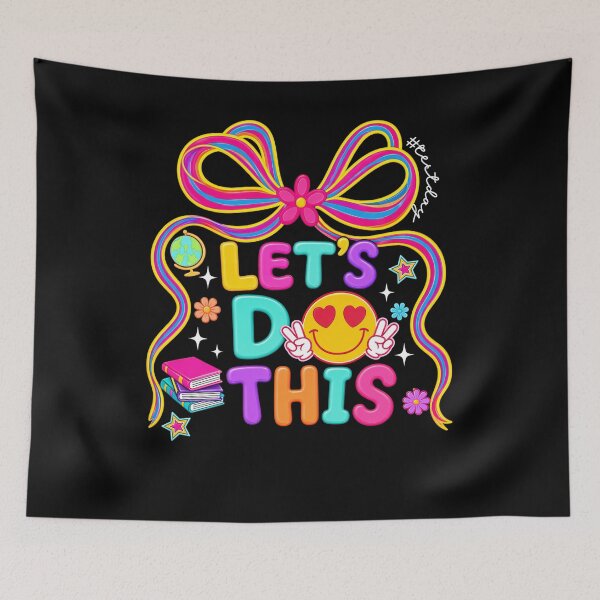 Item preview, Let’s Do This Test Day Colorful Bow Aesthetic Design designed and sold by LarryMBrown.